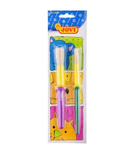 Pincel escolar duo medio + grueso jovi 8184