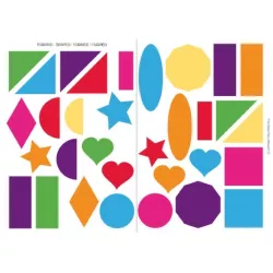 GOMET BOLSA ETIQUETAS MAXI FORMAS GEOMETRICAS 2H APLI 12826