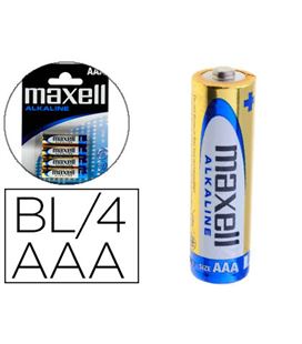 Pila alkalina lr03 aaa blister 4 unidades maxell 16401