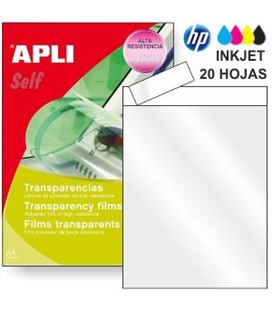 Transparencias inkjet 20 unidades apli 01216 - 01216