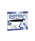 Rotulador turbo maxi negro 12u. giotto 456036 - 456036