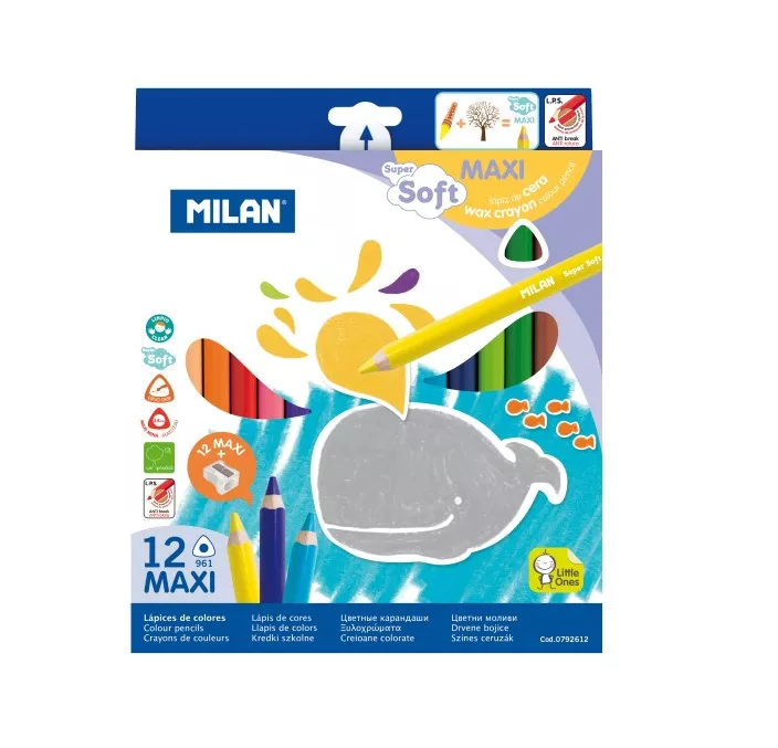 PINTURA MADERA TRIANGULAR SUPER SOFT 961 MAXI 12U MILAN 0792612