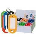 Llavero personalizable plastico colores surtidos caja 100 unidades kf10869