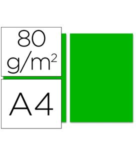 Papel a4 100h 80grs verde intenso liderpapel 53164 pc61 - 53164