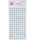 Letras adhesivas epoxin dots pastel 2 hojas apli 13892 - 13892