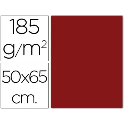 CARTULINA 50X65CMS 25H 185GRS GRANATE GUARRO IRIS 200040229