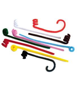 Limpiapipas pack 50 uds flexibles 30cmx6mm negro smart 68013900