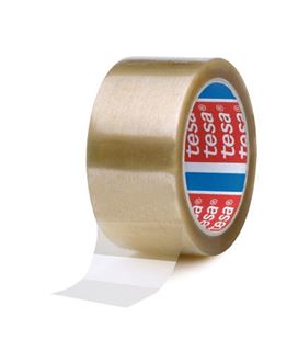 Cinta embalar precinto pp estándar transparente 66x50 tesa 58570-00000-00 - 200263