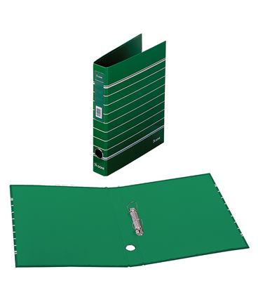 Carpeta 2 anillas a4 rayado verde policolor dohe 90145 - 90145