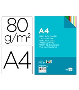 Papel a4 100h color surtido liderpapel pc52 28308 - 28308