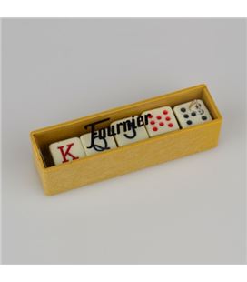 Dados de poker en caja fournier 28984 - 28984A