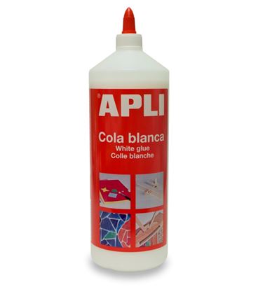 Cola blanca 1kg apli 12851 - 12851