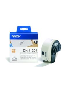 Etiqueta precortada blanca papel brother dk11201 - 744700