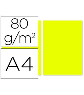 Papel a4 100h 80grs amarillo limon liderpapel 28249 pc46