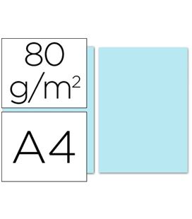 Papel a4 100h 80grs celeste liderpapel pc59 28253