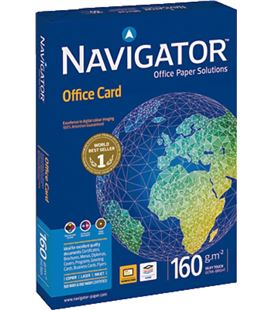 Papel a4 250h 160grs blanco satinado calidad excellente navigator 381377 - NAVIGATOR 160GR