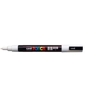 Rotulador 1,5mm blanco "1" pc-3m posca uni 915912 - 156661000_2