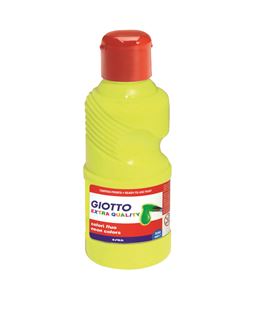 Tempera liquida 250ml amarilla fluorescente giotto-fila 531101