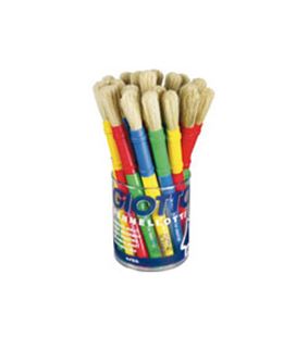 Pincel escolar grueso bote 20u. giotto-fila 536106 536100