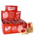 Cinta adhesiva cristal 12mmx33m apli 11169