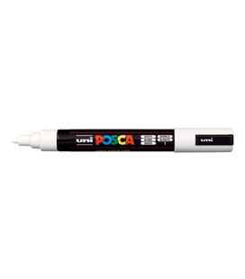 Rotulador 2,5mm blanco "1" pc-5m posca uni 916254