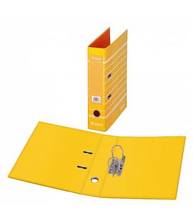 Archivador palanca a4 70mm rayado amarillo policolor dohe 90136
