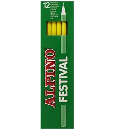 Pintura madera amarillo 12 unidades festival alpino c0131002 406945 - C0131002