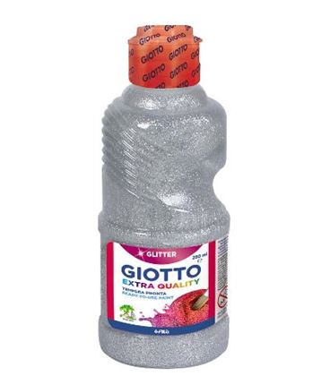 Tempera liquida 250ml plata glitter giot-fila f53120200 - 230433