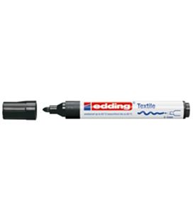 Rotulador permanente textil negro edding 4500-01