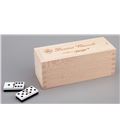 Domino chamelo celuloide caja madera fournier 06573