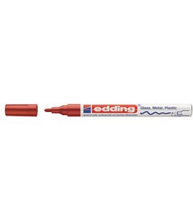 Rotulador permanente 751 1-2mm rojo 751 edding 751-02