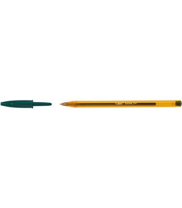 Boligrafo boli punta 0,8mm verde cristal original fine bic - 872729-1