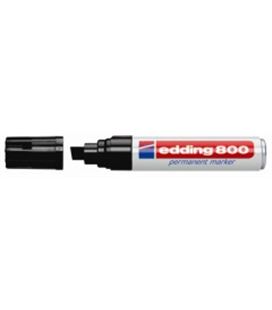 Rotulador permanente biselada recarg negro 800 edding 800-01