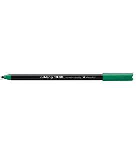 Rotulador 1300 punta redonda 3mm verde edding