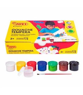 Tempera escolar 35ml surtido c.7 jovi 507 000635 - 507
