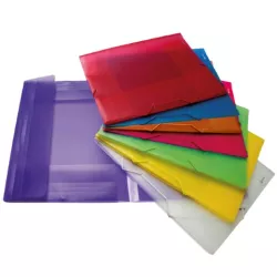 CARPETA GOMA SOLAPA A4 PP SURTIDO GRAFOPLAS 98480299