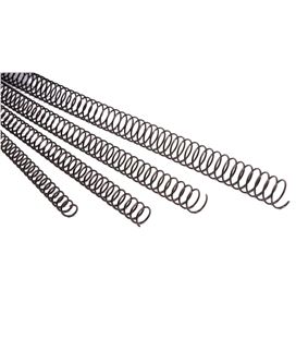 Espiral metalica 22mm negras (caja 100) paso 5:1 gbc esp905122 - 110429