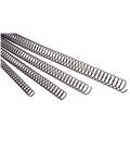 Espiral metalica 22mm negras (caja 100) paso 5:1 gbc esp905122