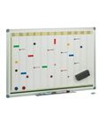 Pizarra planning anual metalica 60x90cm faibo pla-anual