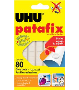 Masilla adhesiva patafix 80uds. uhu 39125