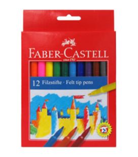 Rotulador escolar 12u faber 554212 000659 - 59685