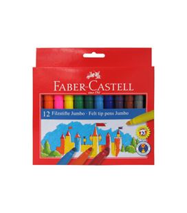 Rotulador escolar pens jumbo 12u faber 554312 000697