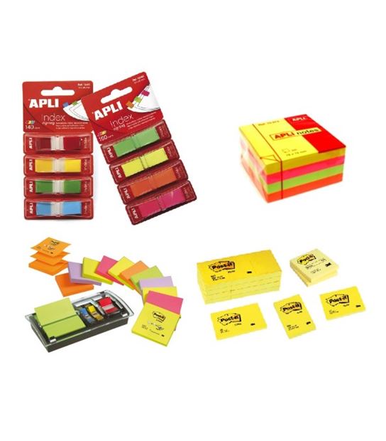 Notas Adhesivas y Tacos