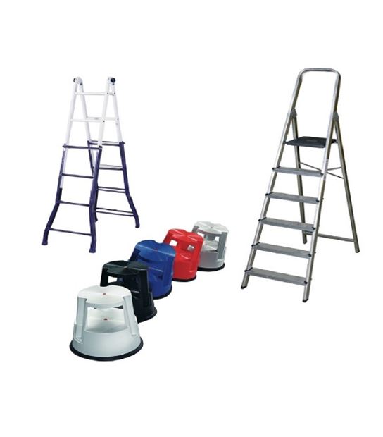 Escaleras y Taburetes